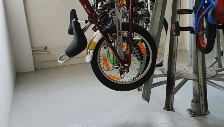 Malerarbeiten Fahrradkeller